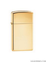Запалка Zippo - Slim® High Polish Brass
