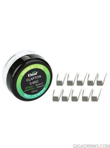 Eleaf Pre-build Clapton Coils (26GA+32GA, A1) - 10pcs