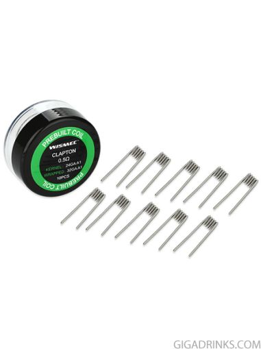 Wismec Clapton (KA1 24GA + 32GA) 0.5ohm - 10pcs