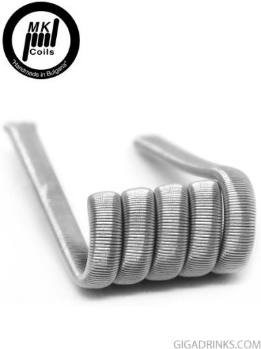 MK Coils Framed Staple Fused Clapton 2x26GA/6x.05x.1/1x36GA Fuse 0.20 Ohm KA