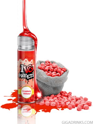 IVG Strawberry Millions 50ml 0mg - I VG Shake and Vape