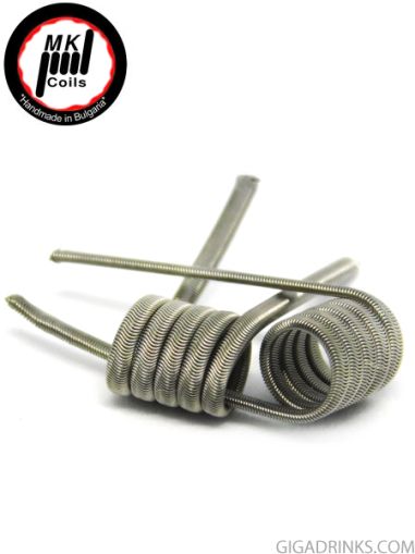 MK Coils Alien Clapton Coil 3x30GA Ni80/1x38GA Ni80 0.50 Ohm Ni80