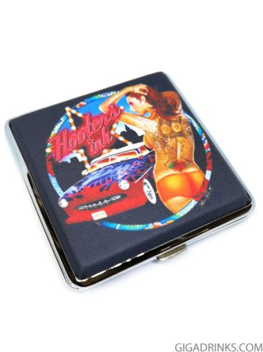 Metal tobacco case 20 cigarettes