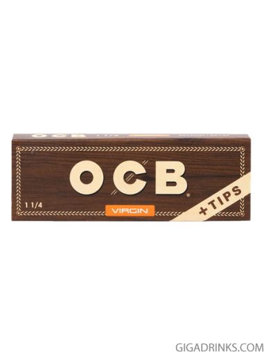 OCB Unbleached 80mm+tip 