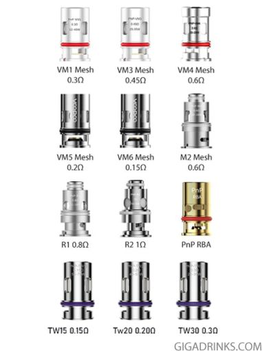 VooPoo PnP Platform Coil Heads