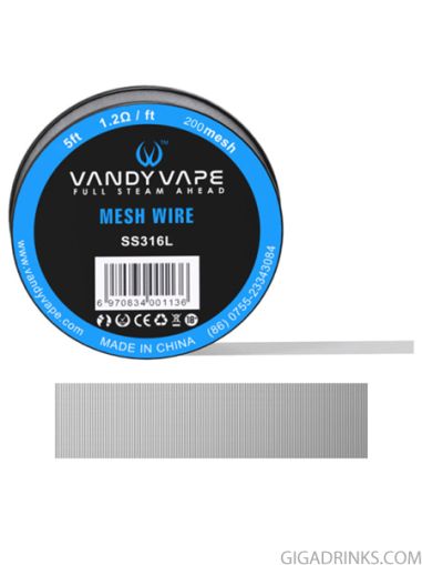 Vandy vape SS316L Mesh Wire 200mesh