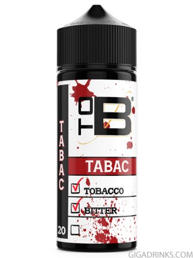 Tabac 20ml in 120ml Flavor Shot by toB