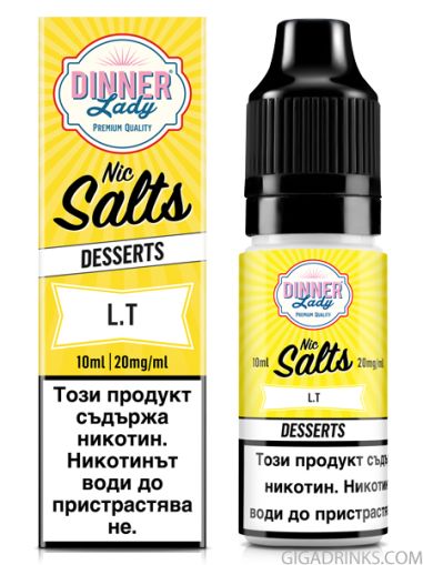 Dinner Lady Lemon Tart Salts 10ml 20mg