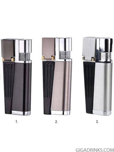 Метална лула с вградена запалка