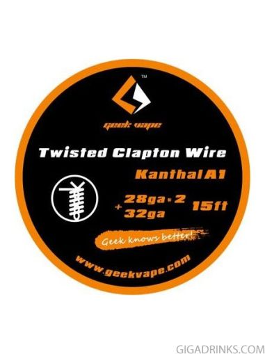 Проводник Geekvape Twisted Clapton Wire 28ga + 32ga (Ka1)