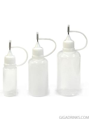 10, 30 and 50ml Empty PE bottle with metal needle