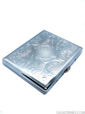 Metal tobacco case for 10 cigarettes