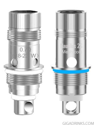 Aspire Nautilus 2 BVC Coil head 0.7ohm / 0.7ohm Mesh