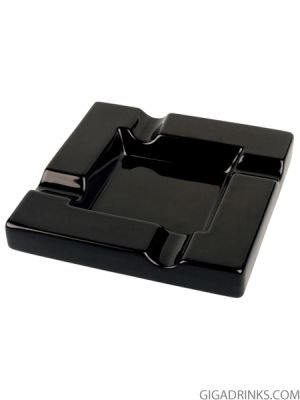 Cigar ashtray ceramic black