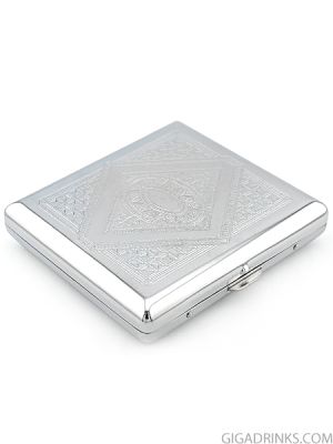 Metal tobacco case for 20 cigarettes 80mm