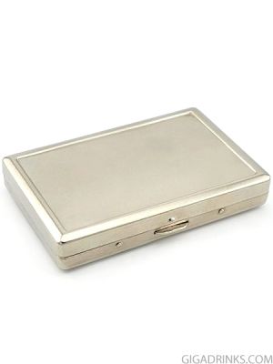 Metal tobacco case for 16 cigarettes 100mm