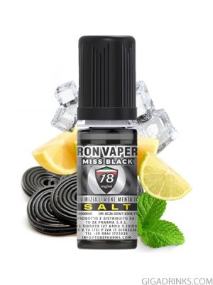 Iron Vaper Salt Miss Black 10ml 18mg