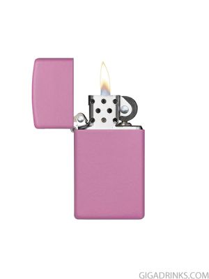 Запалка Zippo - Slim® Pink Matte