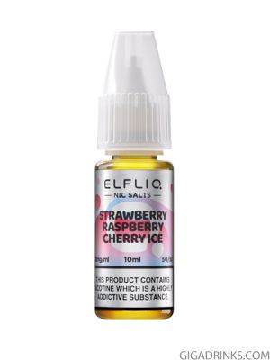 Elfliq Salt 10ml 20mg - Strawberry Raspberry Cherry Ice