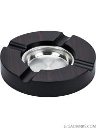 Cigar ashtray ebony for 4 cigar