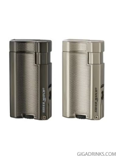 Silver Match London with cigar punch