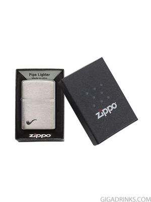 Запалка Zippo - Pipe Brushed Chrome за лули