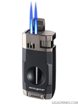 Silver Match Belfast with cigar cutter