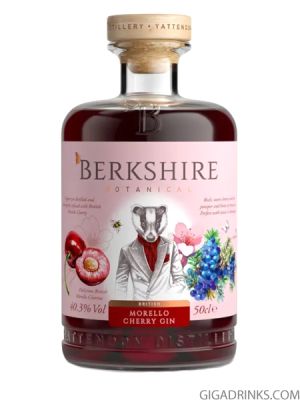 Джин Бъркшир Ботаникъл Morello Cherry Gin 0.5л.