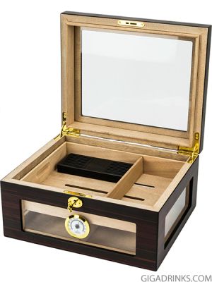 Хумидор Ebony Finish matte  за 30-40 пури