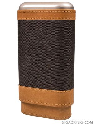 Leather case for 3 cigars